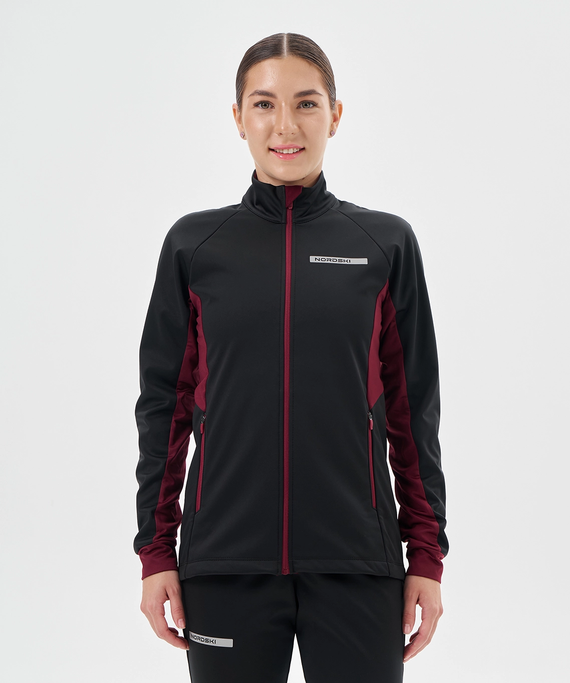 Тренировочная куртка Nordski Core Pink/Black W