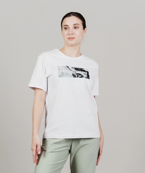 Футболка Nordski Simple Logo Black/Crystal W