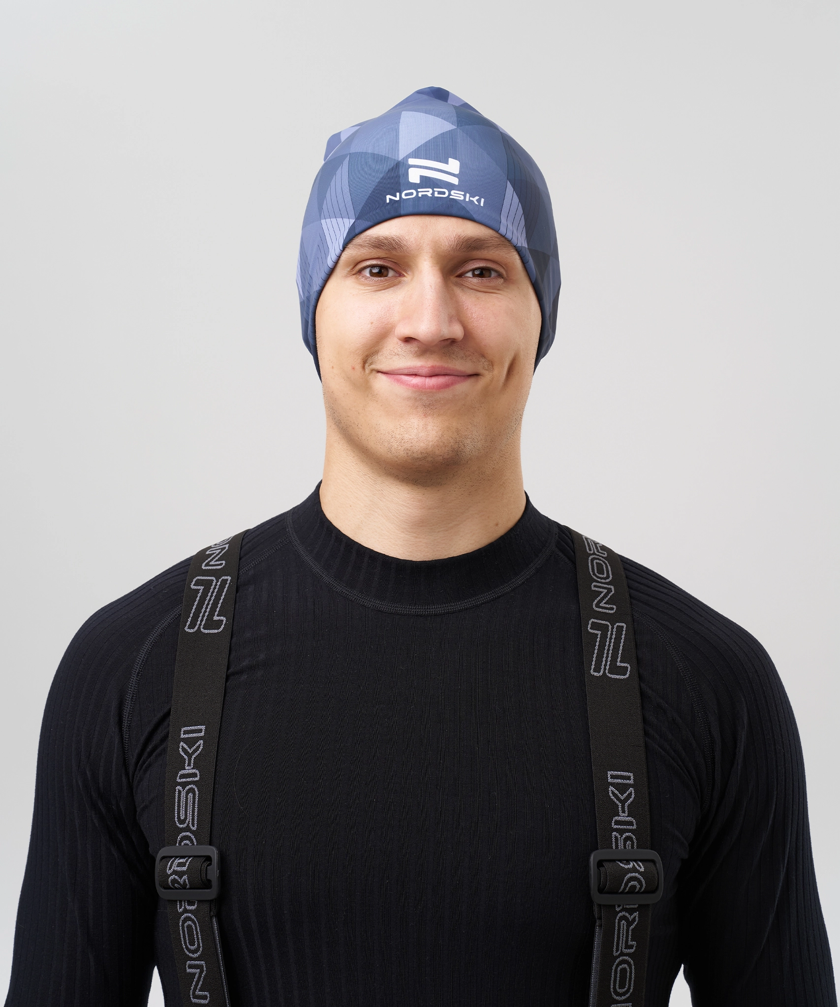 Гоночная шапка Nordski Race Bom Blue