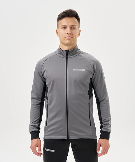 Тренировочная куртка Nordski Core Black/Light Blue