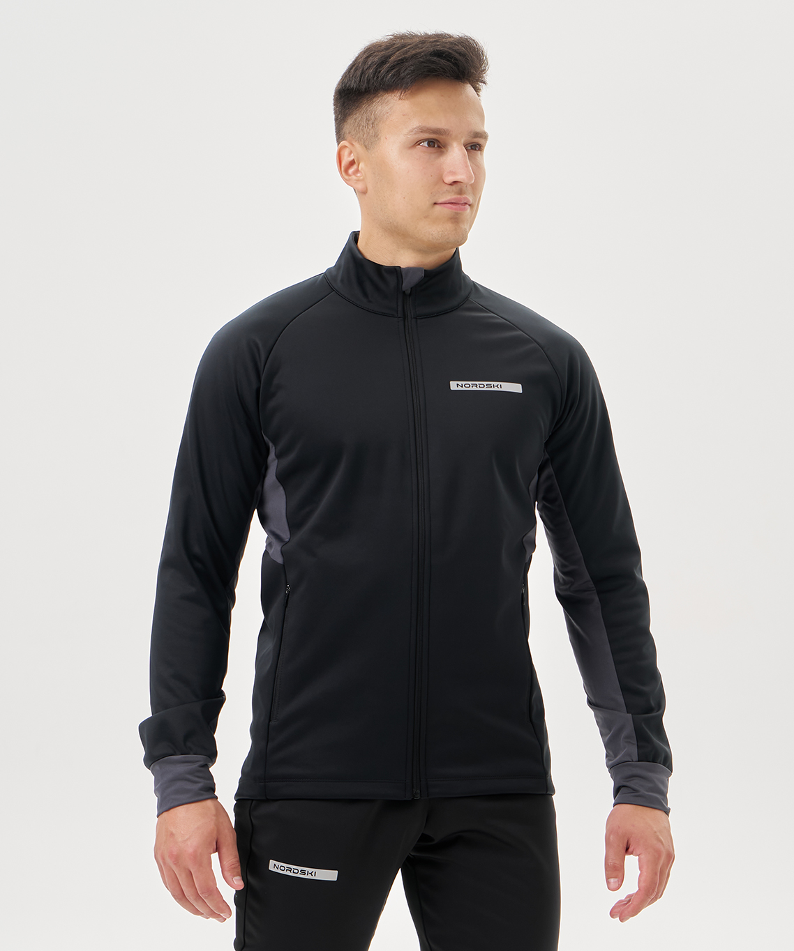 Тренировочная куртка Nordski Core Black/Grey