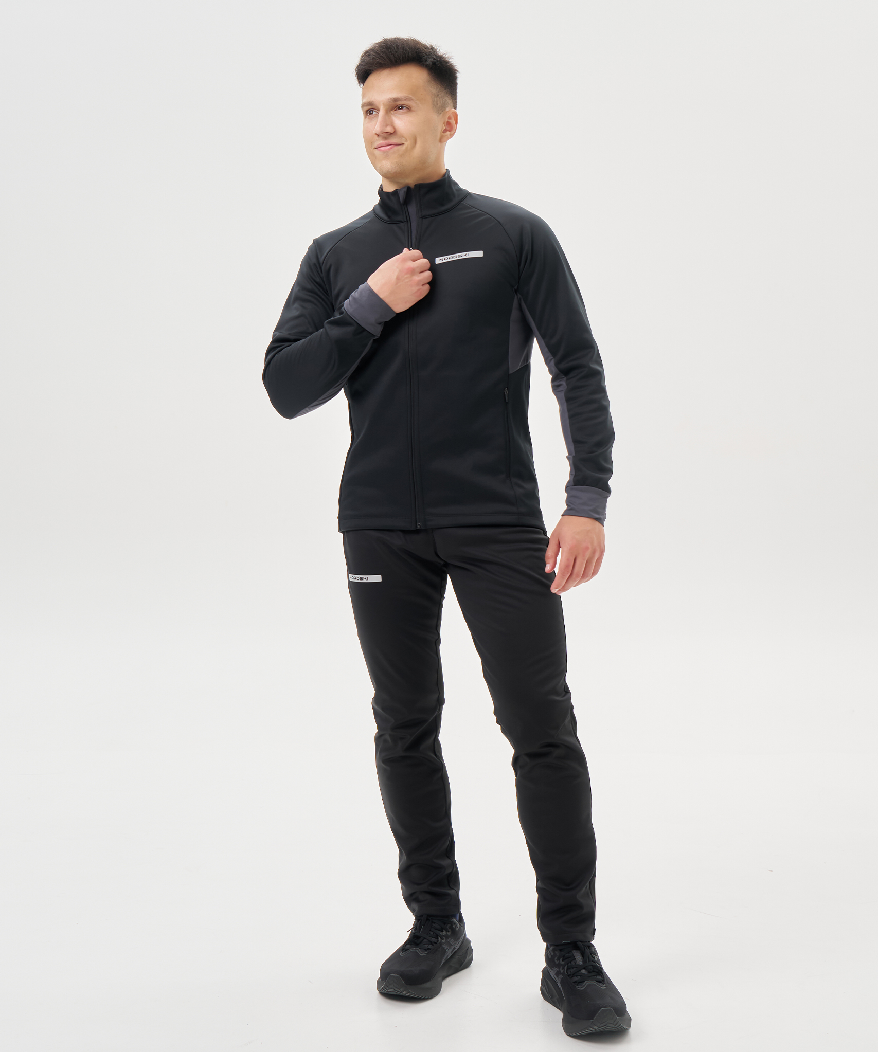 Тренировочная куртка Nordski Core Black/Grey