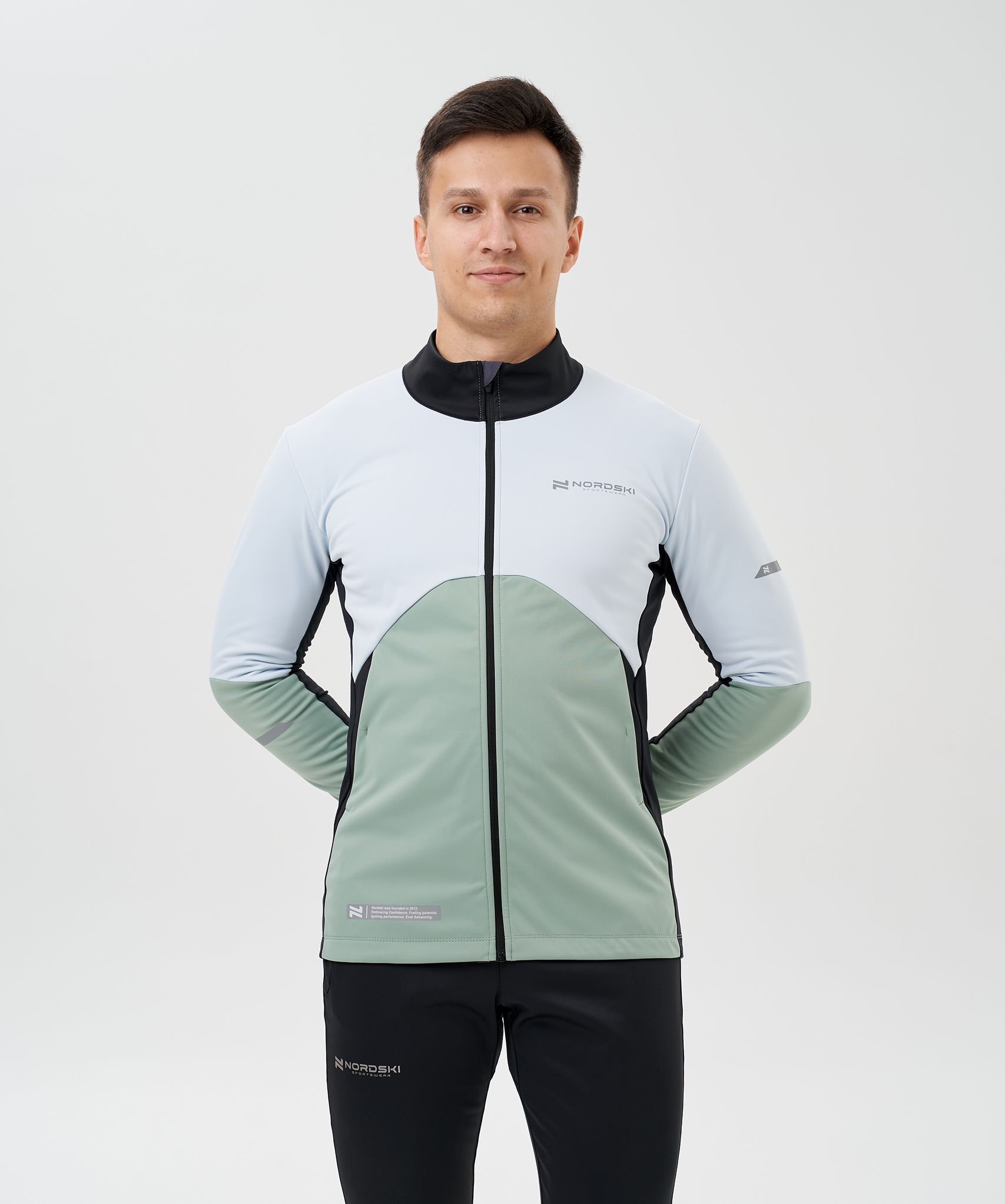 Тренировочная куртка Nordski Pro 2.0 Pearl Blue/Ice Mint/Black