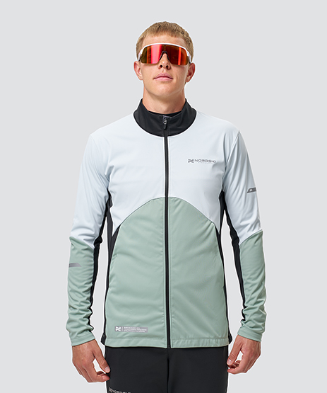 Тренировочная куртка Nordski Pro 2.0 White/Red/Blue