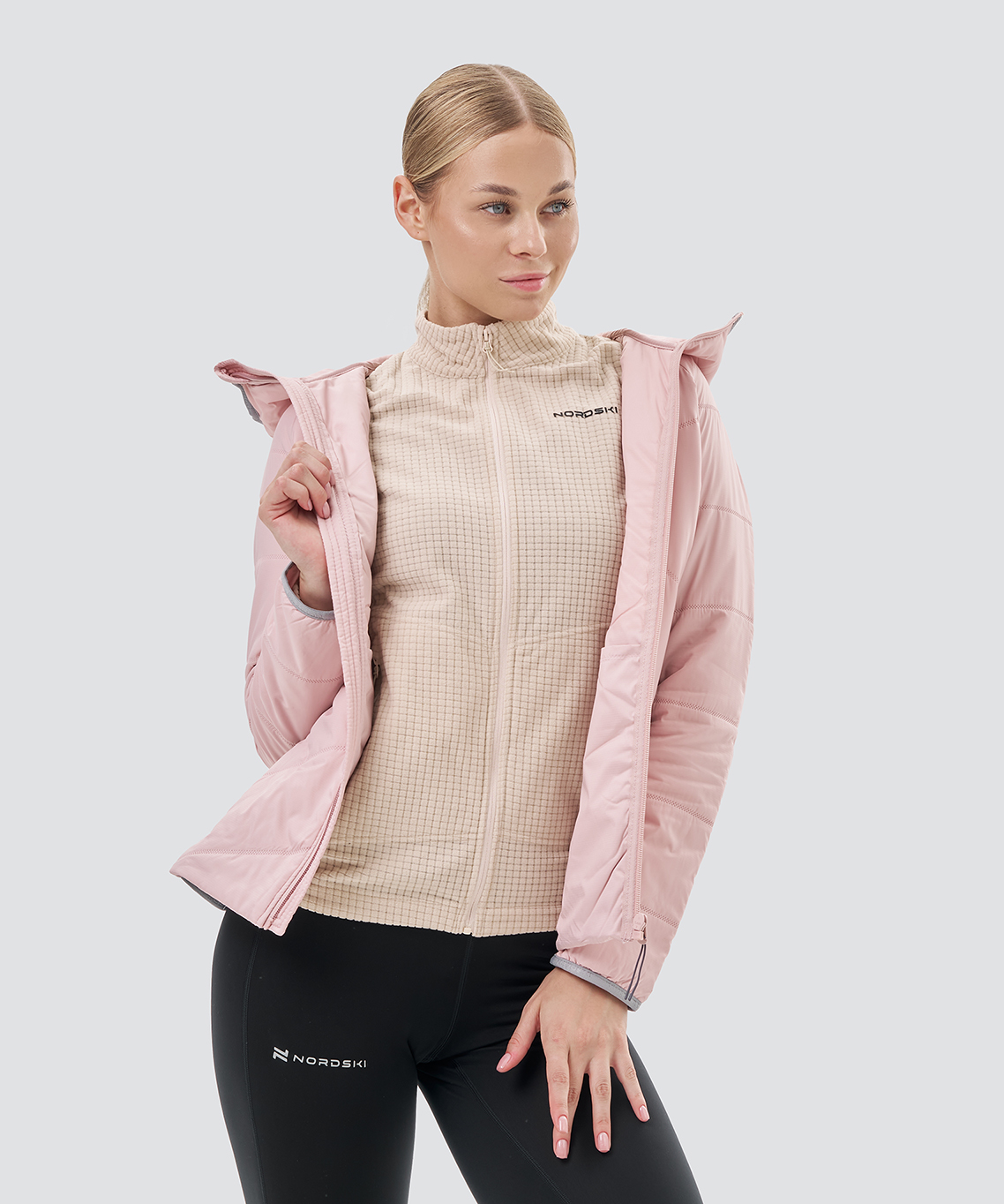Куртка Nordski Hybrid Warm 2.0 Soft Pink W