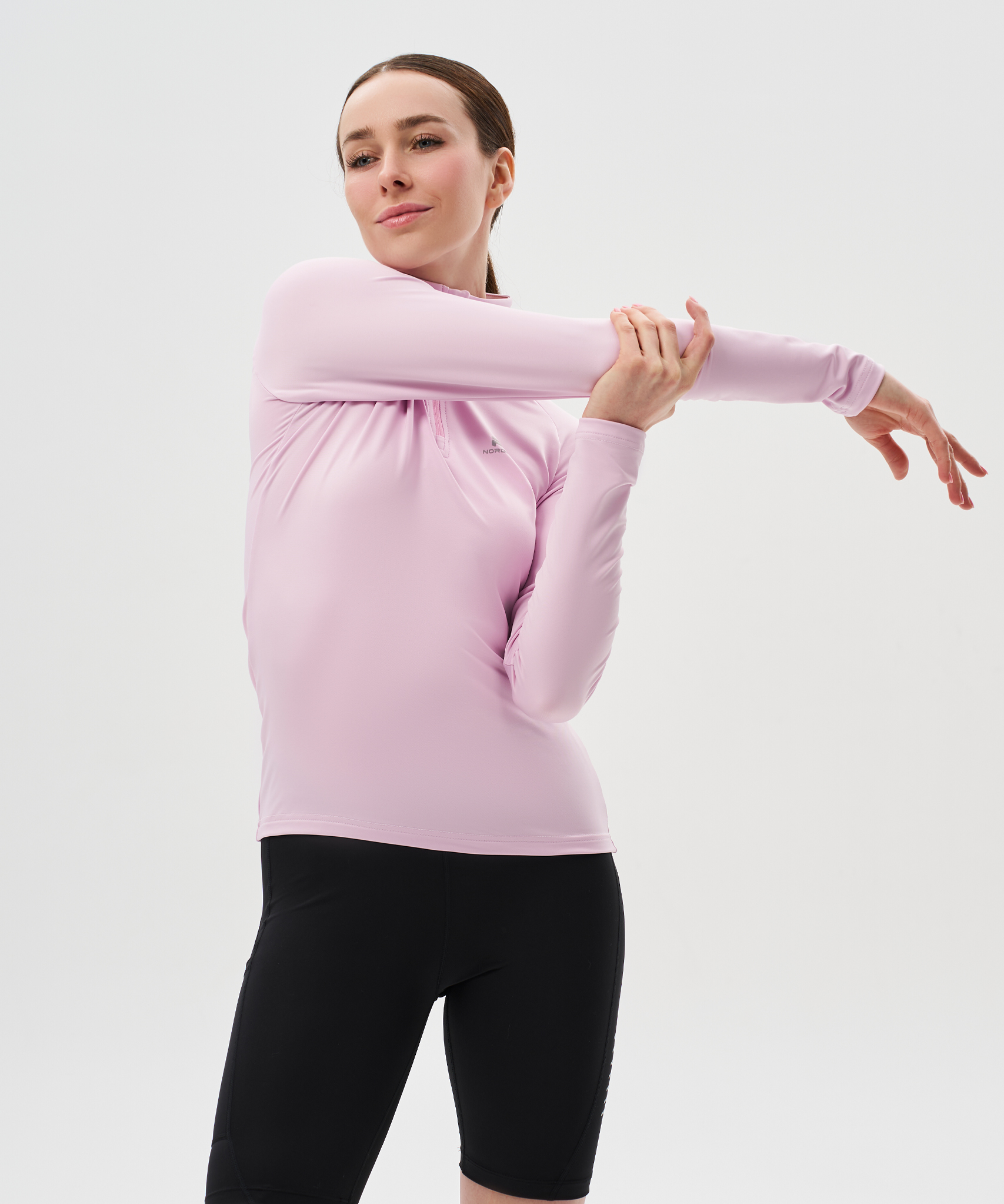 Лонгслив Nordski Run Peony W