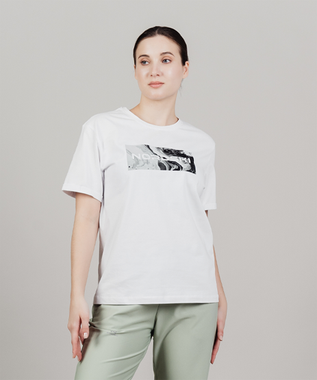 Футболка Nordski Simple Logo Beige/Sunset W