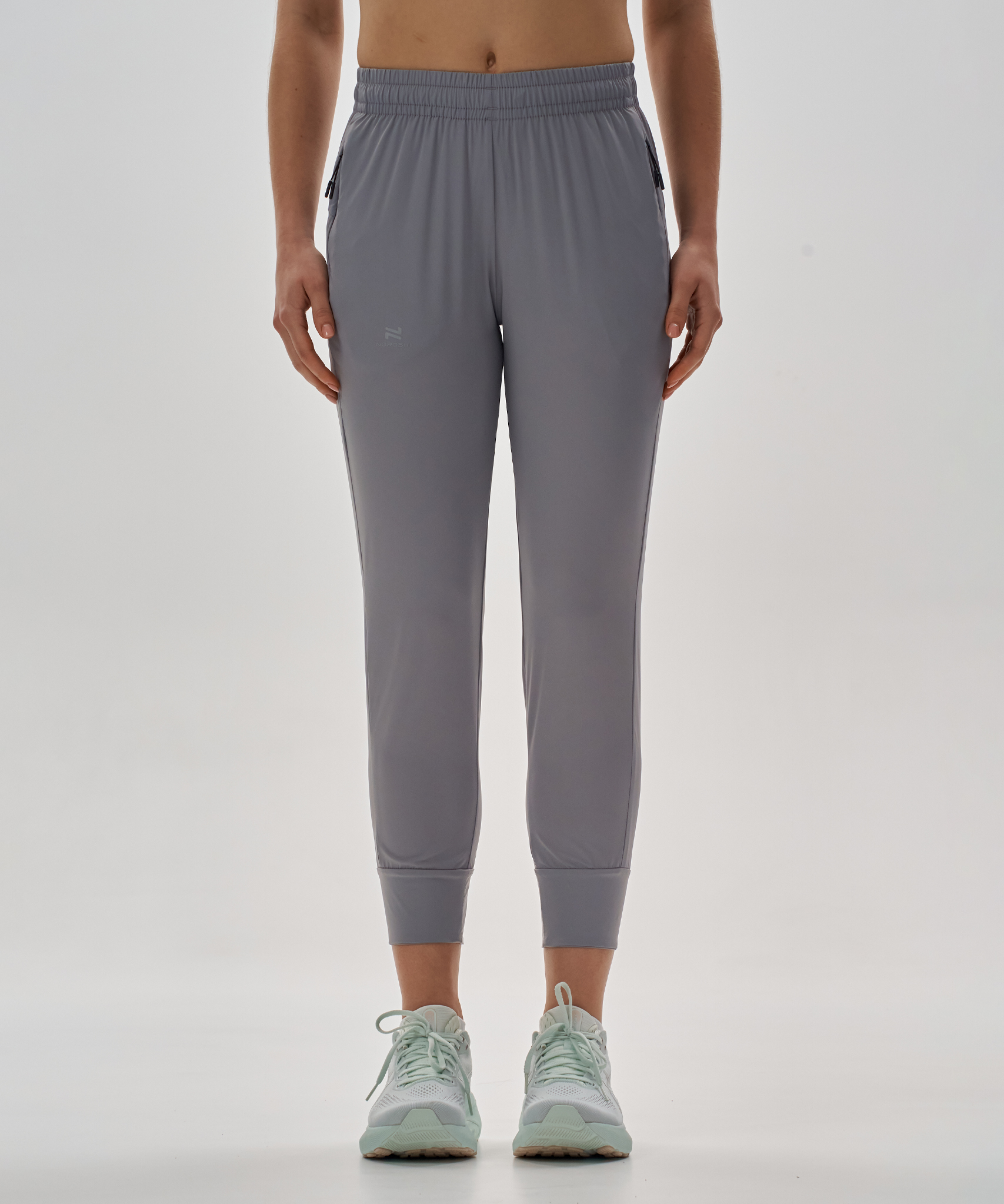 Брюки беговые Pro Light Grey W