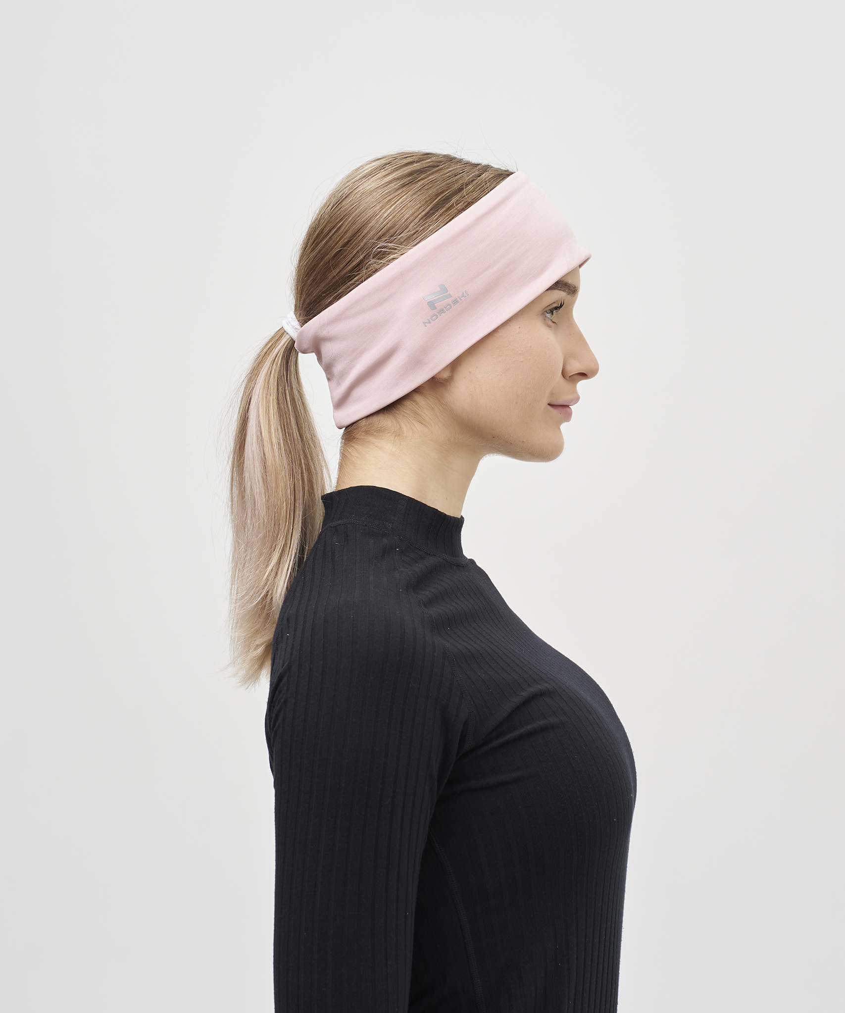 Повязка Nordski Warm Soft Pink