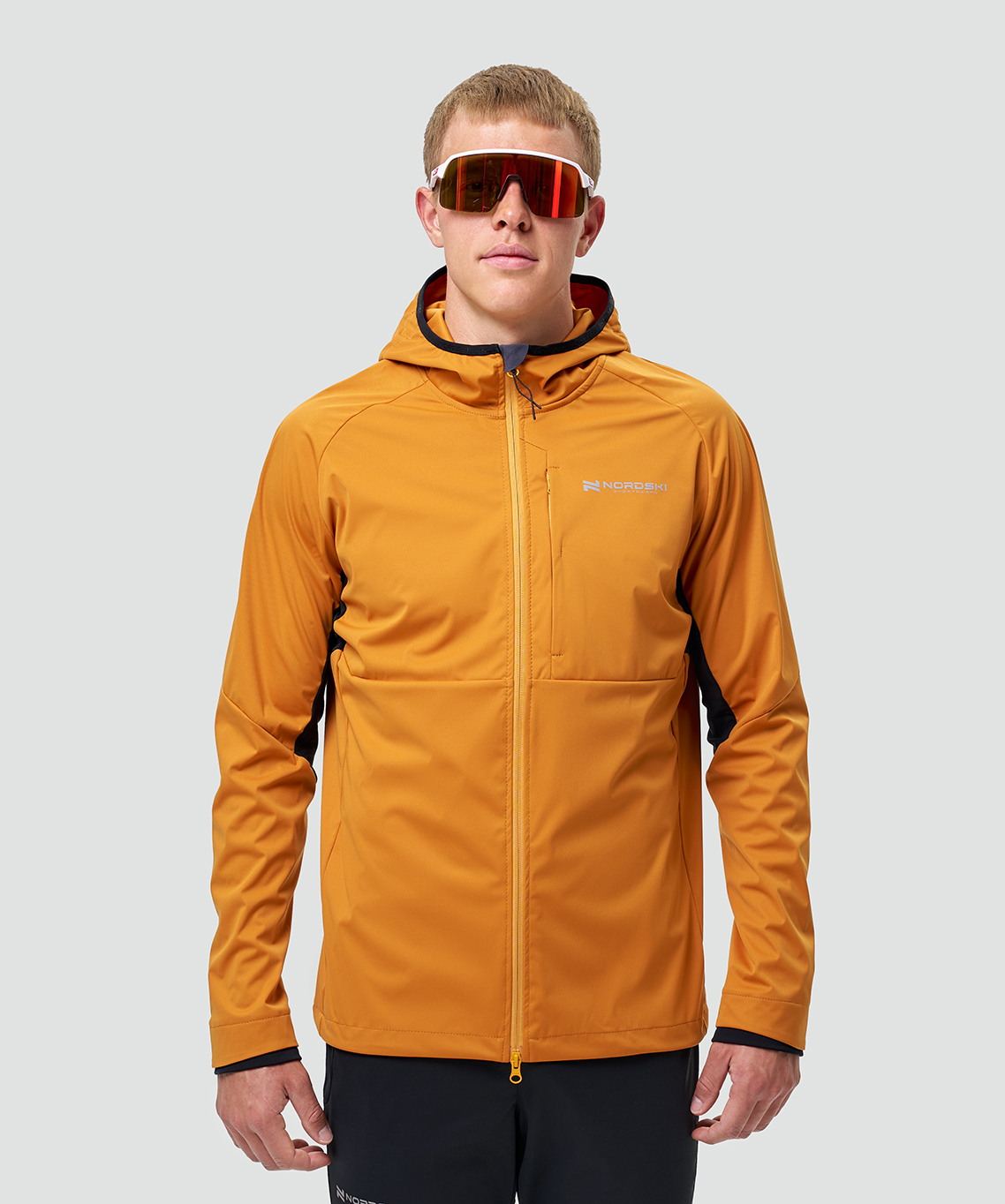 Тренировочная куртка Nordski PRO TOUR HOOD Bronze/Black